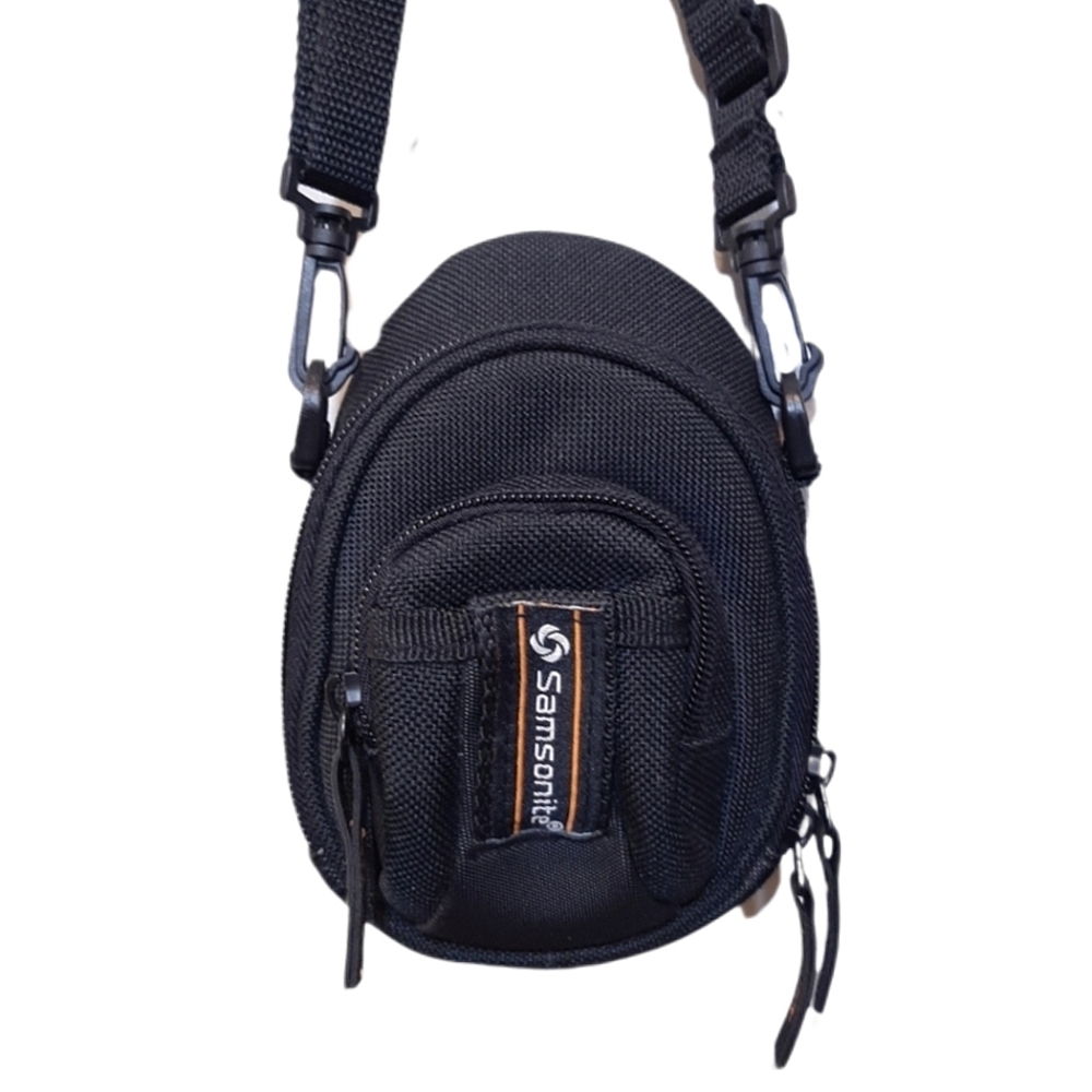 Vintage 90s Samsonite 6" Camera Case Padded Nylon Carry Strap Bag Photography